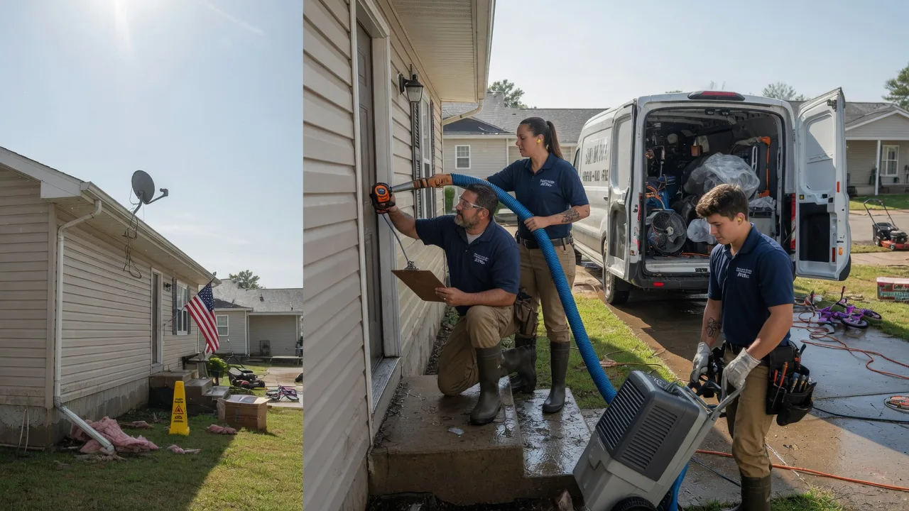 Ceiling Water Damage Restoration in Mount Summit, IN near me