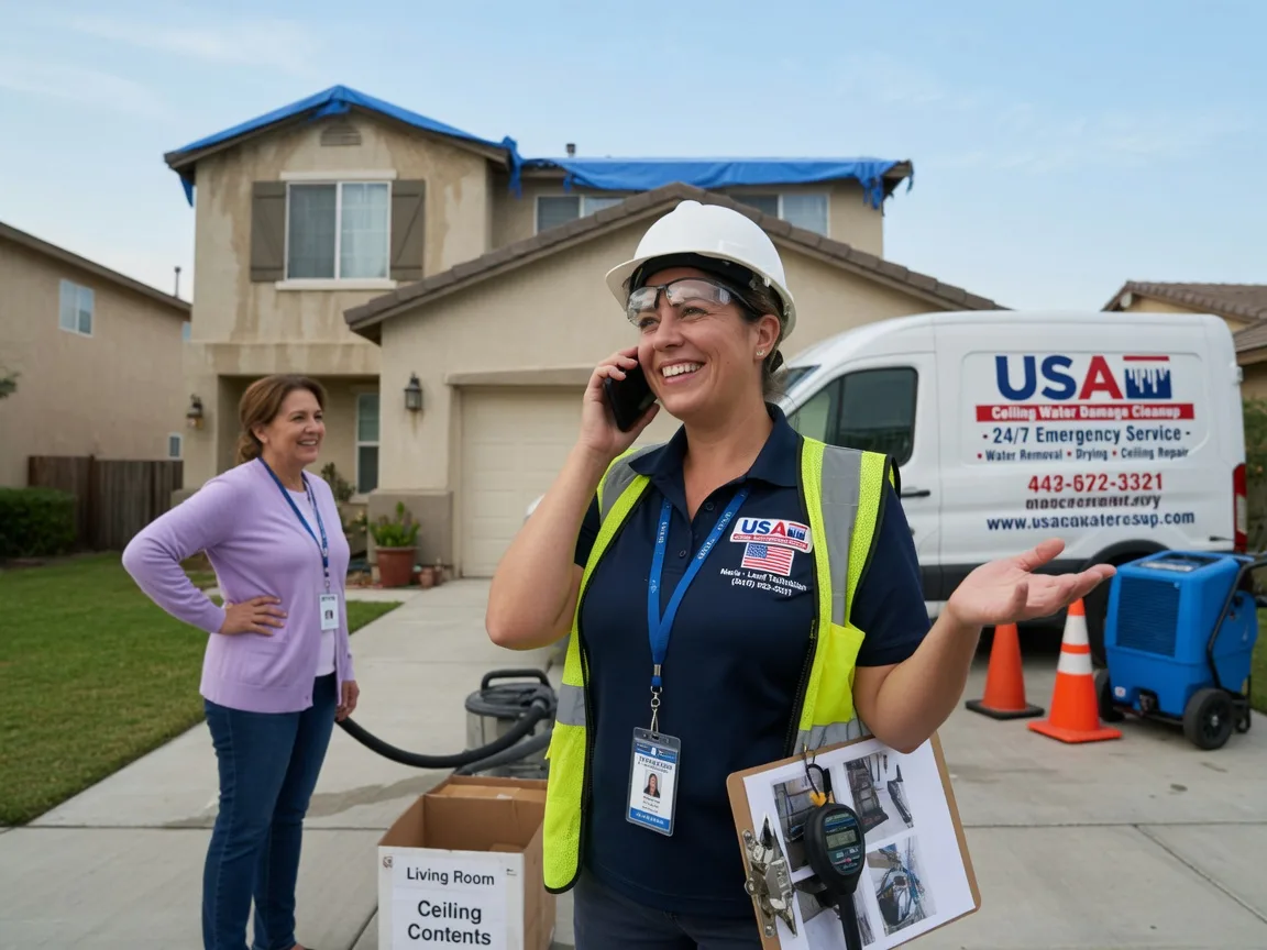 Ceiling Water Damage Restoration Mount Summit, IN FAQs